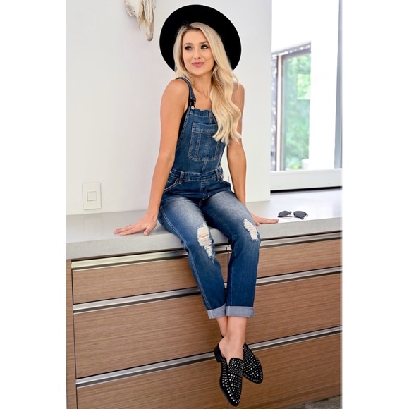 KanCan | Distressed Overalls - Picture 5 of 6